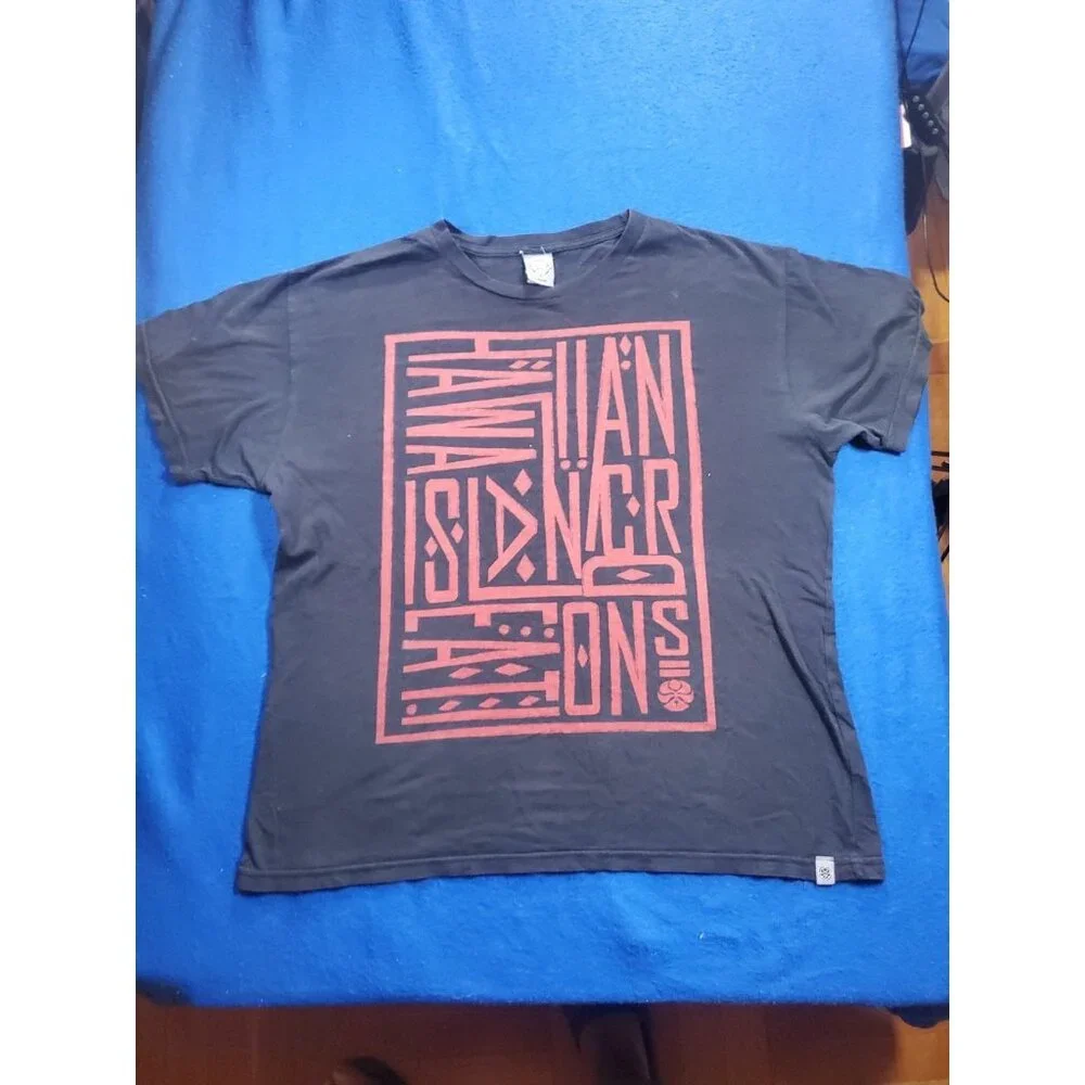 Vintage Hawaiian Island Creations Black T-Shirt Men's Size Large - Picture 10 of 13